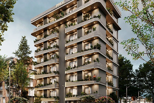 Eclectic Apartment Building